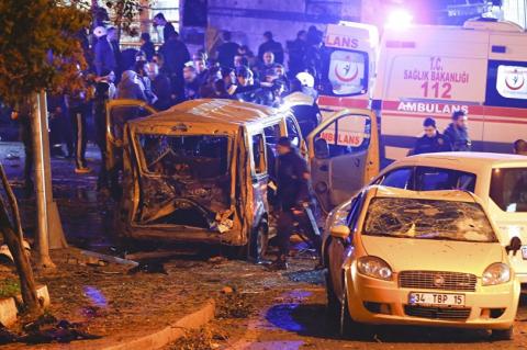 Twin bombings ripped through downtown Istanbul on the evening of 10 December 2016